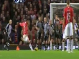 Goal Cristiano Ronaldo. Man Utd 1 - 0 Newcastle