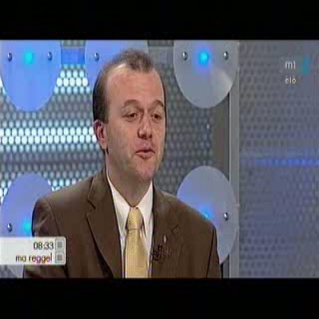 Dr. Gaudi-Nagy Tamás, a Jobbik igazságügyi miniszterjelöltje az MTV-ben