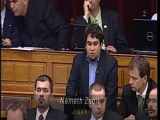 Németh Zsolt rövid hozzászólása a Parlamentben...