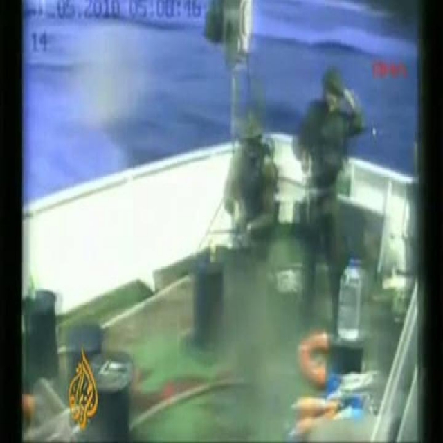 Izraeli támadás a gázai segélyflottilla ellen