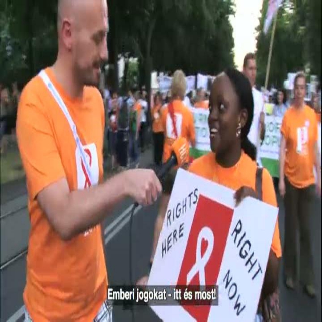 AIDS-ellenes tüntetés Bécsben (2010)
