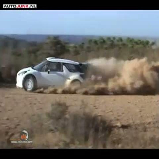 Citroen DS3 WRC teszt Portugáliában
