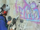 Graffiti eltávolítás 4 - szárazjeges tisztítás...