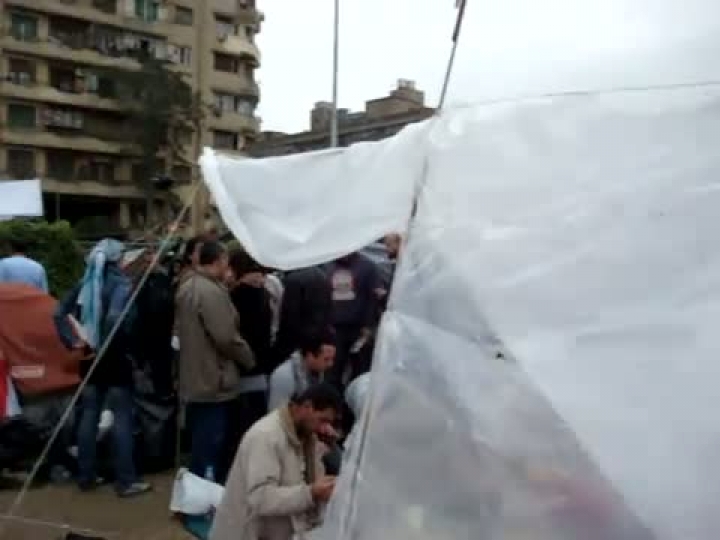 Ízelítő a Tahrír téri sátortáborból