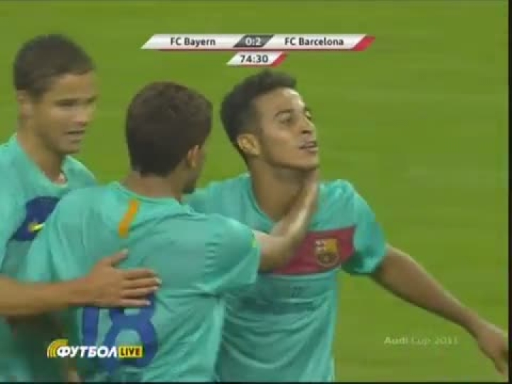 Thiago második gólja a Bayern Münchennek