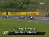 Button vs Hamilton 2011 Magyar Nagydíj
