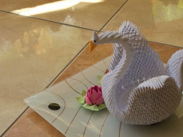 Origami -  quilling - papir - udvozlet - hajtogatas -mozart