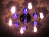 Pippo LED lámpa, kristályüveg szirmok, gyémánt...