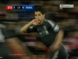 Suarez első gólja a Stoke ellen