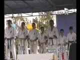 Kyokushin karate bemutató a derecskei...