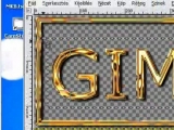 Arany betűk, pár kattintással, GIMP-ben