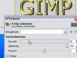 Ragyogó aranybetűk, GIMP-pel