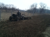 Homemade 4x4 ISUZU tractor earthmoving!