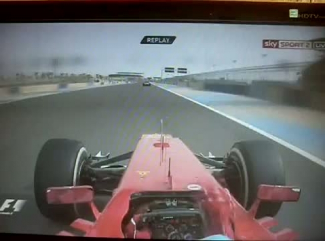 Alonso vs Rosberg Bahreinben