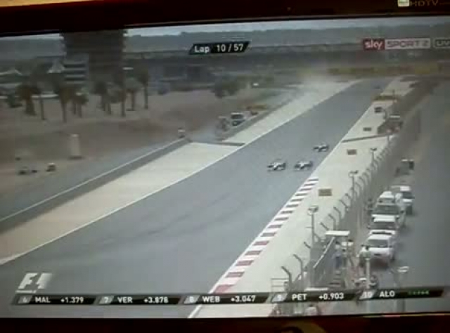 Hamilton vs Rosberg Bahreinben