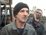 Részeg orosz bányász