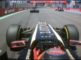 2012 F1 - Valencia - Grosjean rajt