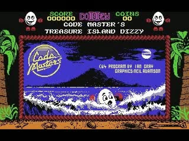 1989 Codemasters Treasure Island Dizzy