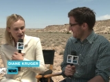 MTV News: Diane Kruger On The Set Of The Host