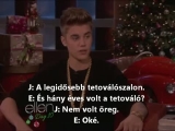 Justin Bieber Ellen Degeneres Interjú