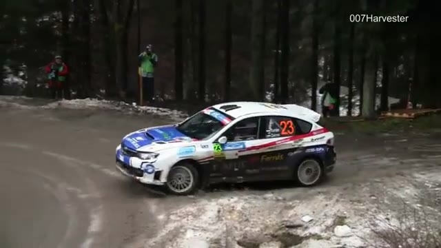 Turán - Zsiros kiesése a Jänner Rallye-n