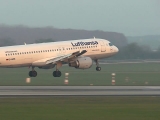 Lufthansa Airbus A320-211 D-AIPK Landing Liszt...
