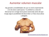 Aumentar Volumen Muscular