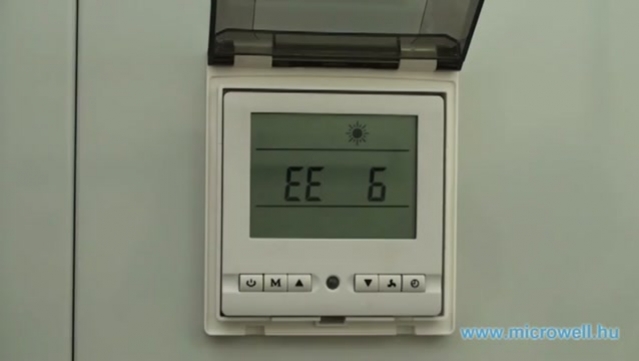 EE6 — Microwell medence hőszivattyú hibakód