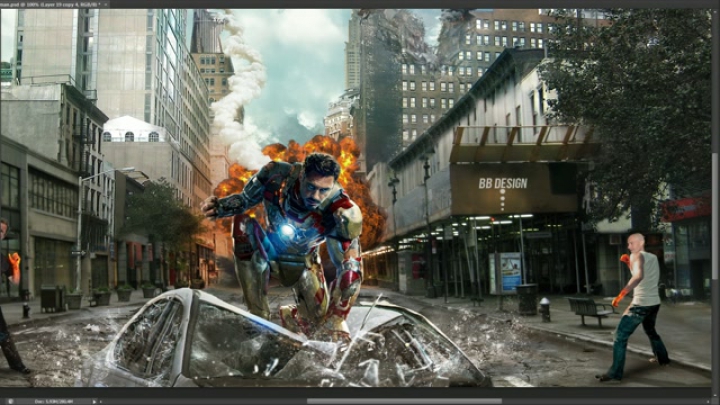 Iron Man - Photoshop Speed Art