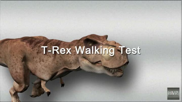 3d T-Rex Walking Test