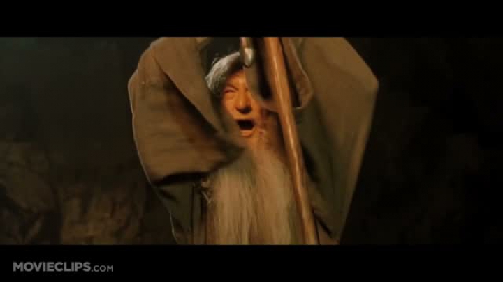 You Shall Not Pass - The Lord of the Rings: The Fellowship of the Ring (7/8) Movie CLIP (2001)