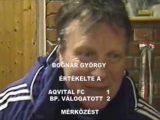 Bognár György nyilatkozata az Aqvital FC - BP...