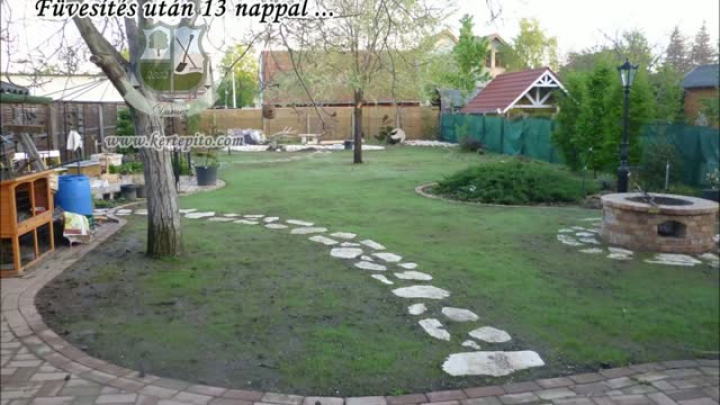Füvesítés házilag - Durucz kert www.kertepito.com