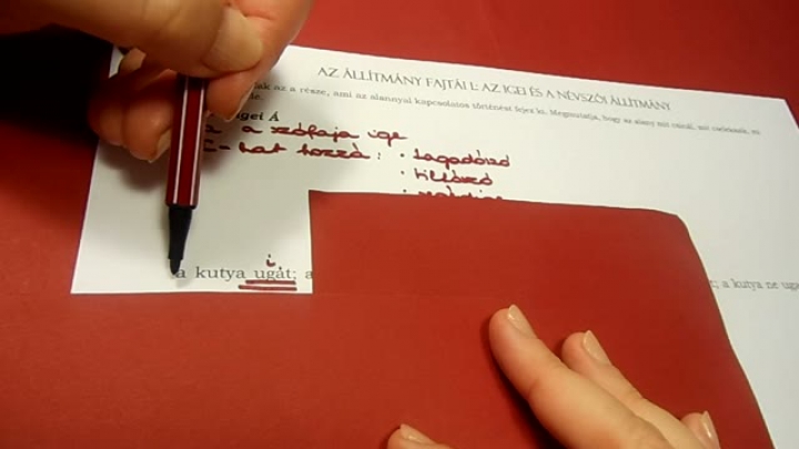 Nyelvtan - Az állítmány fajtái I. - Igei és névszói állítmány - oktató tananyag