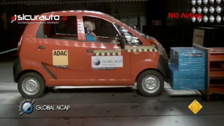 Crash test Global NCAP India - Tata Nano