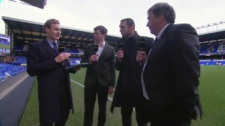 Jonathan Pearce nagy mászása a Goodison Park közvetítőállásába