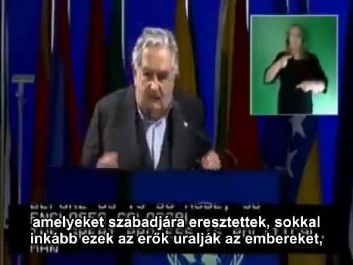 Uruguay elnökének csodálatos beszéde