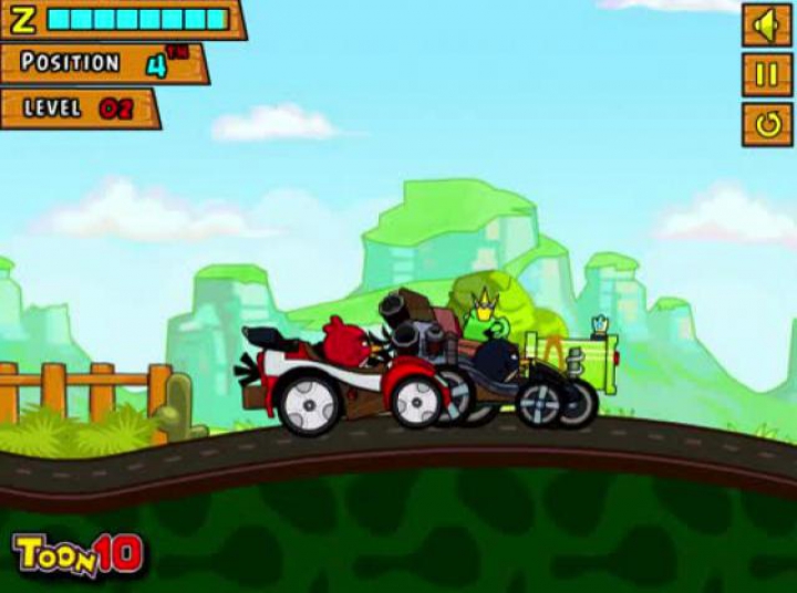 Angry Birds autóverseny