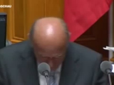 Röhögőgörcsöt kapott a svájci pénzügyminiszter