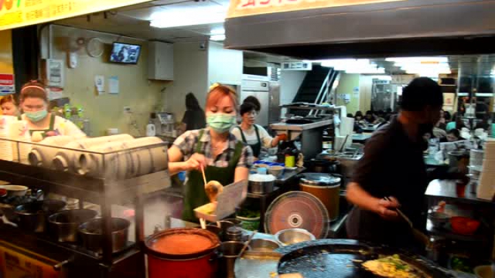 Taiwan: ejszakai piac hangulata