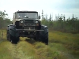 A terepjáró - átépített UAZ - Offroad videók