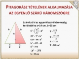 Matematika Pitagorasz tételének alkalmazása