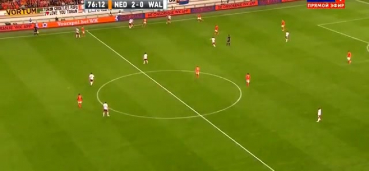 Jeremain Lens gólja - Netherlands vs Wales 2:0