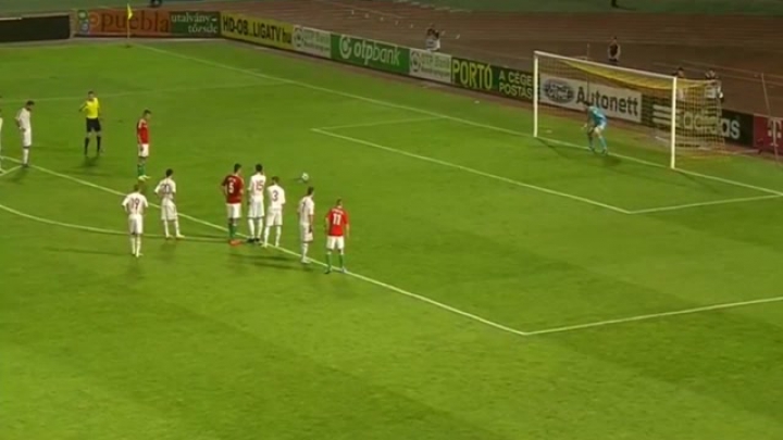 Priskin Tamás tizenegyese - Hungary vs Albania 1-0