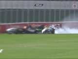 F1 2014 Kanada - Massa és Pérez ütközése