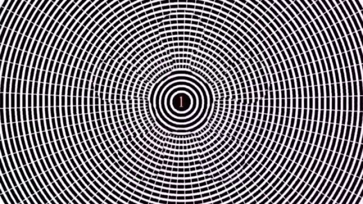 Optikai illúzió -  hallucigén effekt