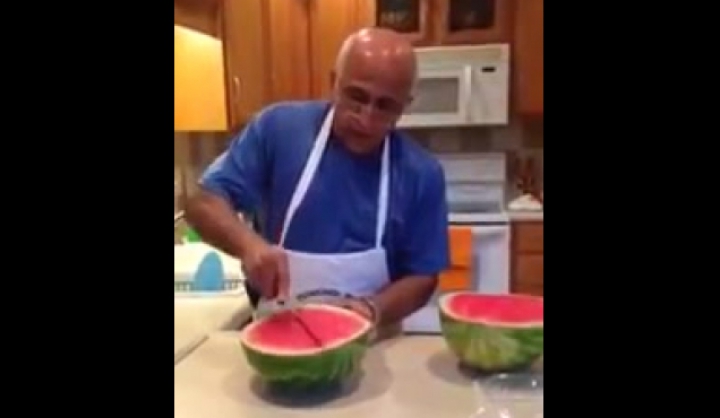 Mesteri görögdinnye felvágás