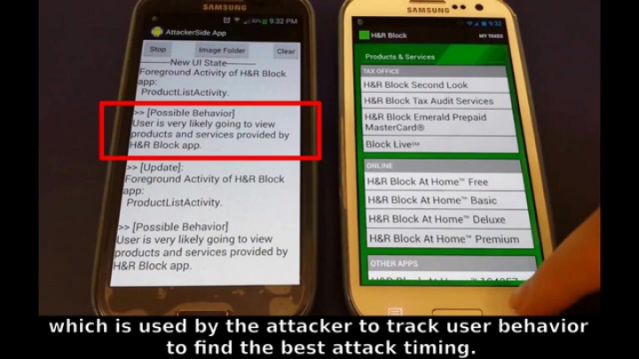 Activity Hijacking Attack on H&R Block App