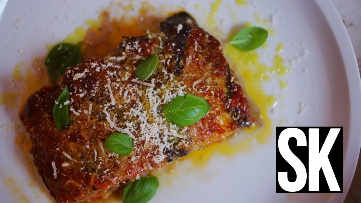 Olasz csúcskaja Szicíliából: parmigiana di melanzane