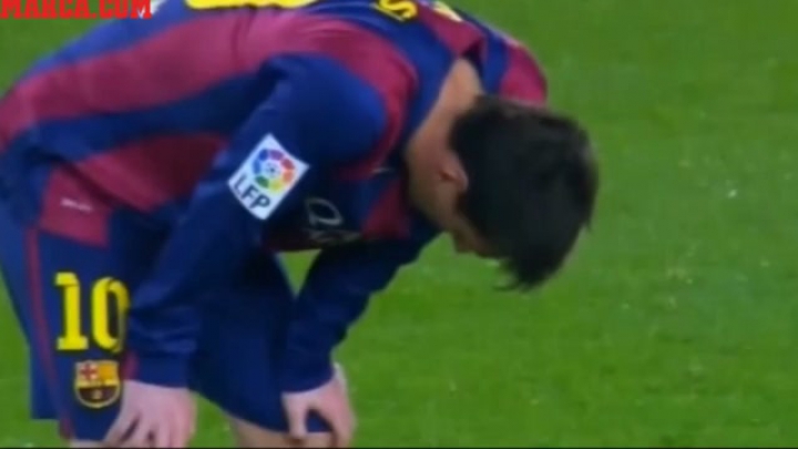 Messi megint rosszul lett